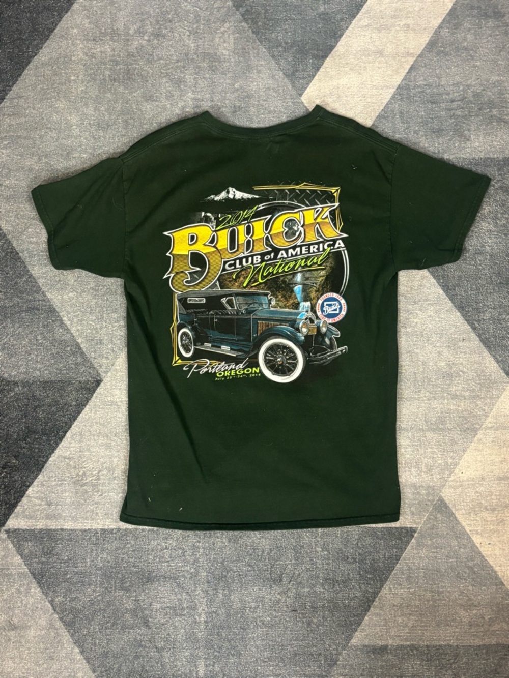 Vintage Club of America National Dark Green Graphic Tee